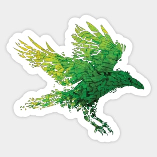 Fragment Crow Sticker